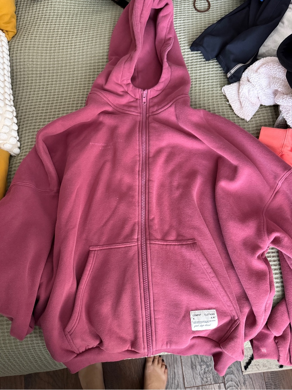 COMFRT affirmation collection hoodie